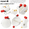 Porte-monnaie mimi POCHi Friends 3D KOKECOCCO le coq コケコッコ en silicone