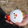 Porte-monnaie mimi POCHi Friends 3D KOKECOCCO le coq コケコッコ en silicone