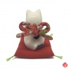 Maneki Neko PRièRE en porcelaine japonaise h6.5cm