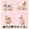 Porte-baguette MANEKi NEKO tacheté bleu en porcelaine (L5 à 6cm)