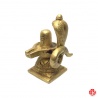 Shiva lingam en laiton (h8cm)