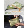 Trousse en silicone NUU MEISA camouflage vert/noir 17.5*11cm