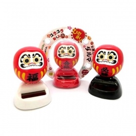 Flip-flap figurine solaire DARUMA (h6.5cm)