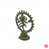 Shiva Nataradja en laiton vert-de-gris (h10cm)