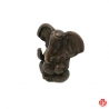 Ganesh assis en laiton bronze (h4.5cm)