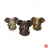 Ganesh assis en laiton bronze (h4.5cm)