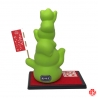 Equipe totem 3 grenouilles KAERU en argile (h10cm)