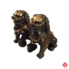 Chiens de Foo en bronze (h11cm)