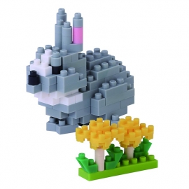 nanoblock mini LAPiN GRiS (+ de 120 pièces) [NBC_179]