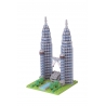 nanoblock monument TOURS JUMELLES de PéTRONAS (Malaisie)