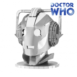 Miniature à monter en métal Dr. Who TêTE de CYbERMAN (h7.1cm)