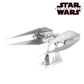 Miniature à monter en métal Star Wars® TiE SiLENCER de KYLO REN (L11.2cm)