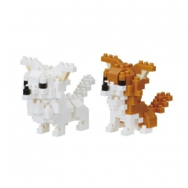 nanoblock mini COUPLE ChiENS ChihUAhUAS (+ de 180 pièces) [NBC_259]