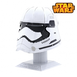 Miniature à monter en métal Star Wars® Casque de STORMTROOPER du 1er ORdRE (h7.4cm)