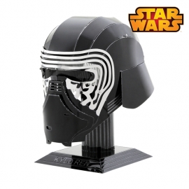 Miniature à monter en métal Star Wars Casque de KYLO REN (h6.8cm)