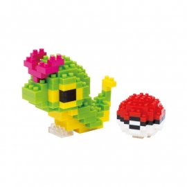 nanoblock Pokémon® ChENiPAN RAUPY et POkéBALL (+ de 170 pièces)