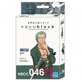 nanoblock One Piece® ZORO (+ de 170 pièces) [NBCC_046]