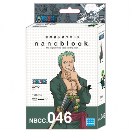 nanoblock One Piece® ZORO (+ de 170 pièces)