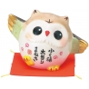 Chouette FUKURO (梟) en porcelaine japonaise ChANCE (h5cm)