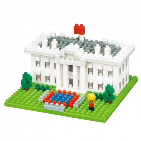 nanoblock monument MAiSON BLANChE (Etats-Unis) (+ de 420 pièces)