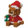 nanoblock mini OURSON de NOëL (+ de 140 pièces)