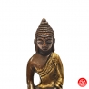 Bouddha ShAKYAMUNi en laiton bronze et or (h8cm)