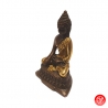 Bouddha ShAKYAMUNi en laiton bronze et or (h8cm)