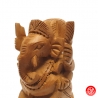 Ganesh assis en bois (h7cm)