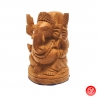 Ganesh assis en bois (h7cm)