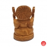 Ganesh assis en bois (h7cm)