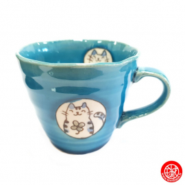 Mug MANEKi NEKO 招き猫 bleu