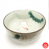 Bol à soupe POiSSONS et NéNUPhARS peint en porcelaine japonaise (d17cm)