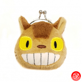 Mini porte-monnaie peluche Chatbus - Mon voisin Totoro© (h8cm) 