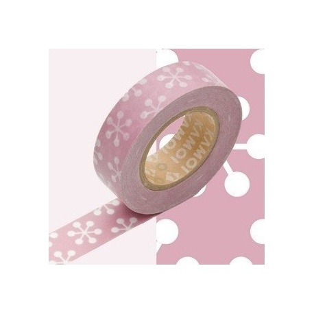 masking tape déco kesshou pink 15mm*10m