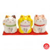 Maneki Neko 招き猫 MiNi en porcelaine japonaise (h2.4cm)