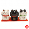 Maneki Neko 招き猫 MiNi en porcelaine japonaise (h2.4cm)