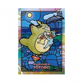Puzzle vitrail Totoro© sous la lune 208 pièces - Mon Voisin Totoro©