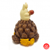 Boîte Totoro blanc pomme de pin - Mon voisin Totoro© (h7.6cm) 