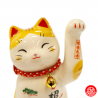 Maneki Neko 招き猫 GRANdE ChANCE TORA en porcelaine japonaise (h12cm)