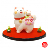 ChiEN 2018 avec Maneki Neko en argile (h7cm)