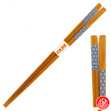 Baguettes japonaises en bambou GEO KiKKU (22.5cm)