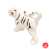 Zodiaque 2022 TiGRE BLANC en porcelaine (L11.5cm)