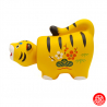 Zodiaque 2022 TiGRE "HARUKO" avec tête mobile en argile L10.5cm