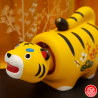 Zodiaque 2022 TiGRE "HARUKO" avec tête mobile en argile L10.5cm