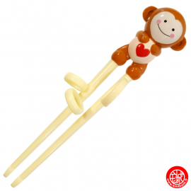 Baguettes d'apprentissage enfant à anneaux SiNGE (h16cm)