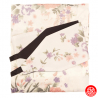 Kimono cache-coeur satiné imprimé PETiTES FLEURS blanc (72cm)