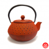 Théière en fonte chinoise KiKKU 0.65L rouge