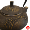 Théière en fonte chinoise BAMBOUS 1L20 bronze