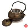 Théière en fonte chinoise BAMBOUS 1L20 bronze