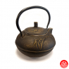 Théière en fonte chinoise BAMBOUS 1L20 bronze